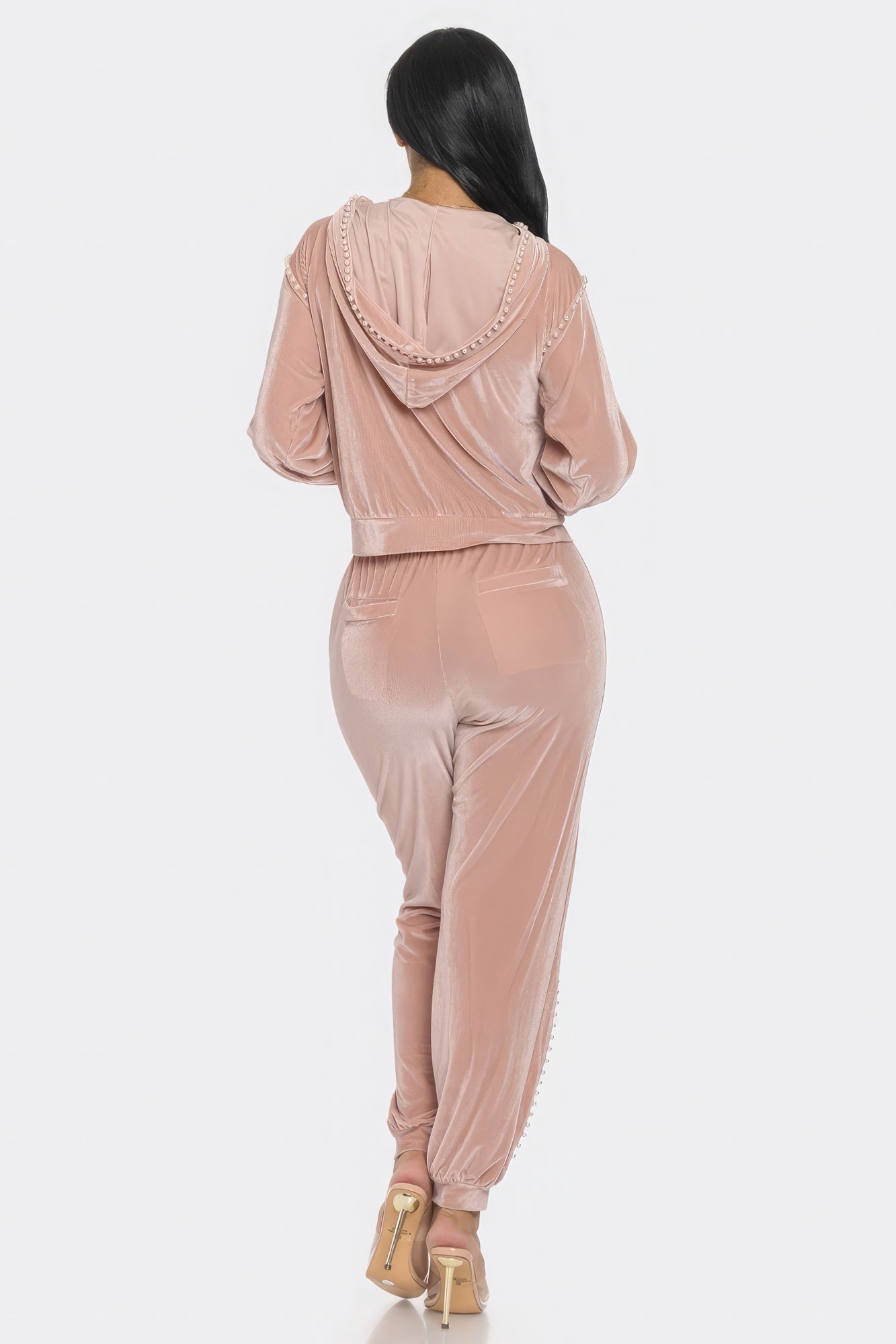 Jogger With Pearls Set - Exotic Bear Boutique