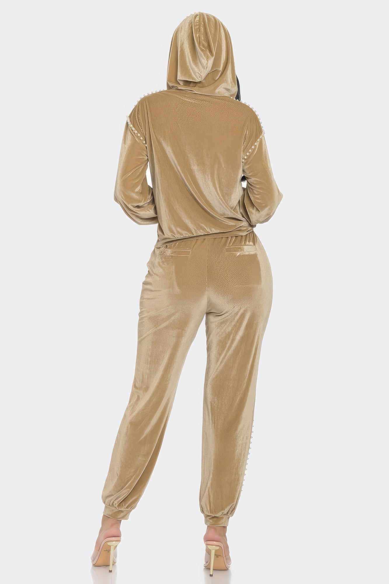 Jogger With Pearls Set - Exotic Bear Boutique