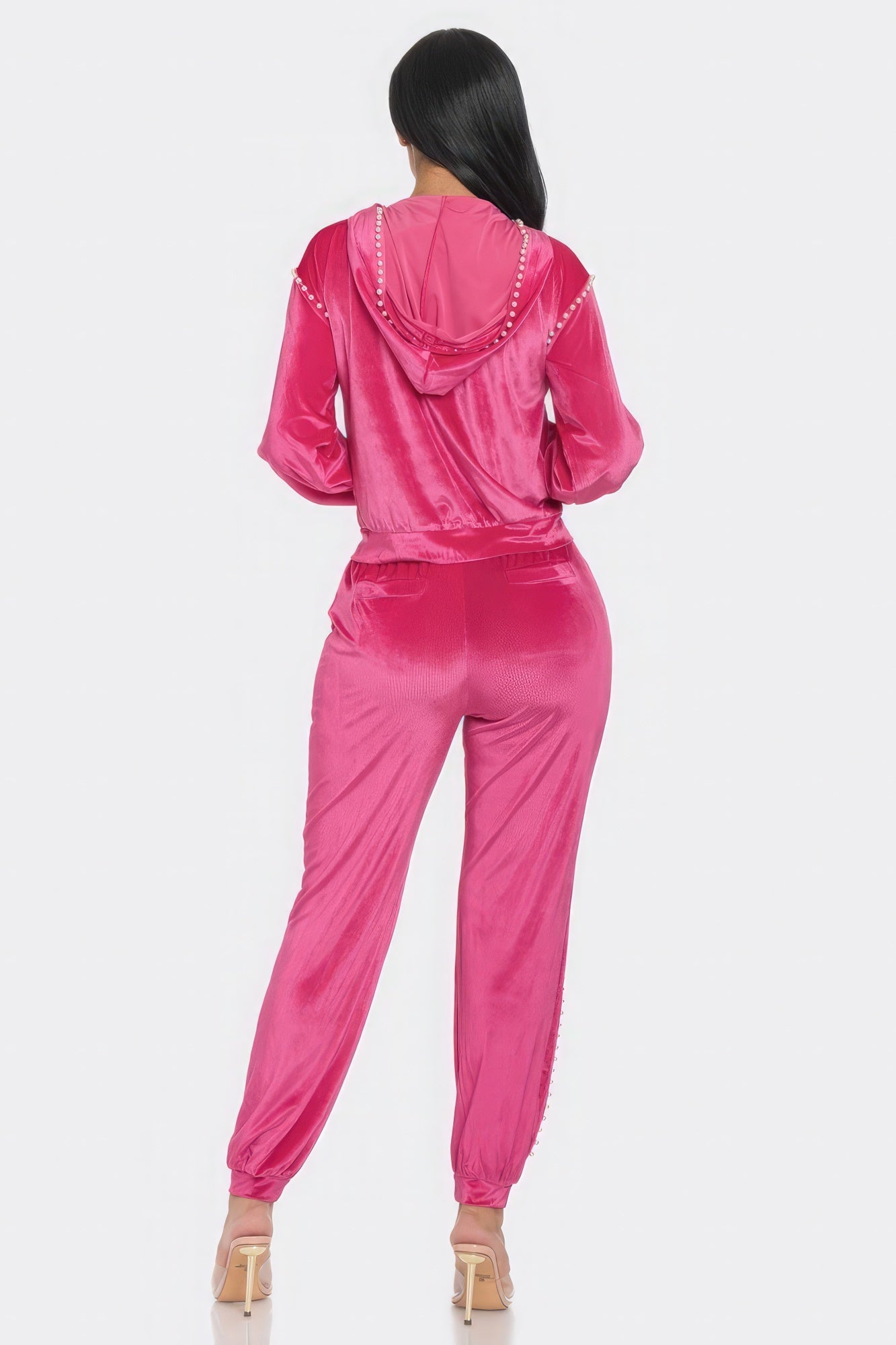 Jogger With Pearls Set - Exotic Bear Boutique