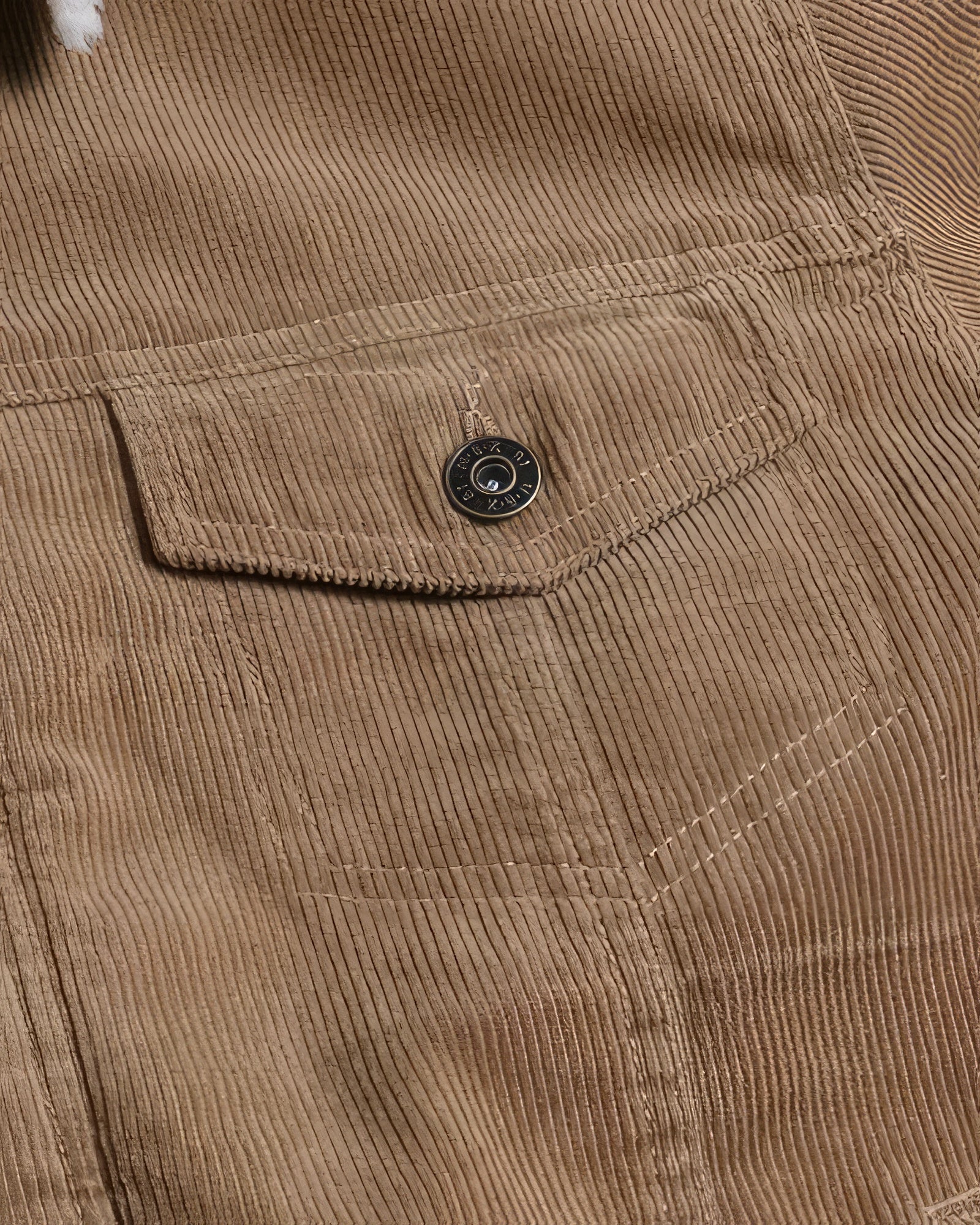 Casual Corduroy Lined Trucker Jacket - Exotic Bear Boutique
