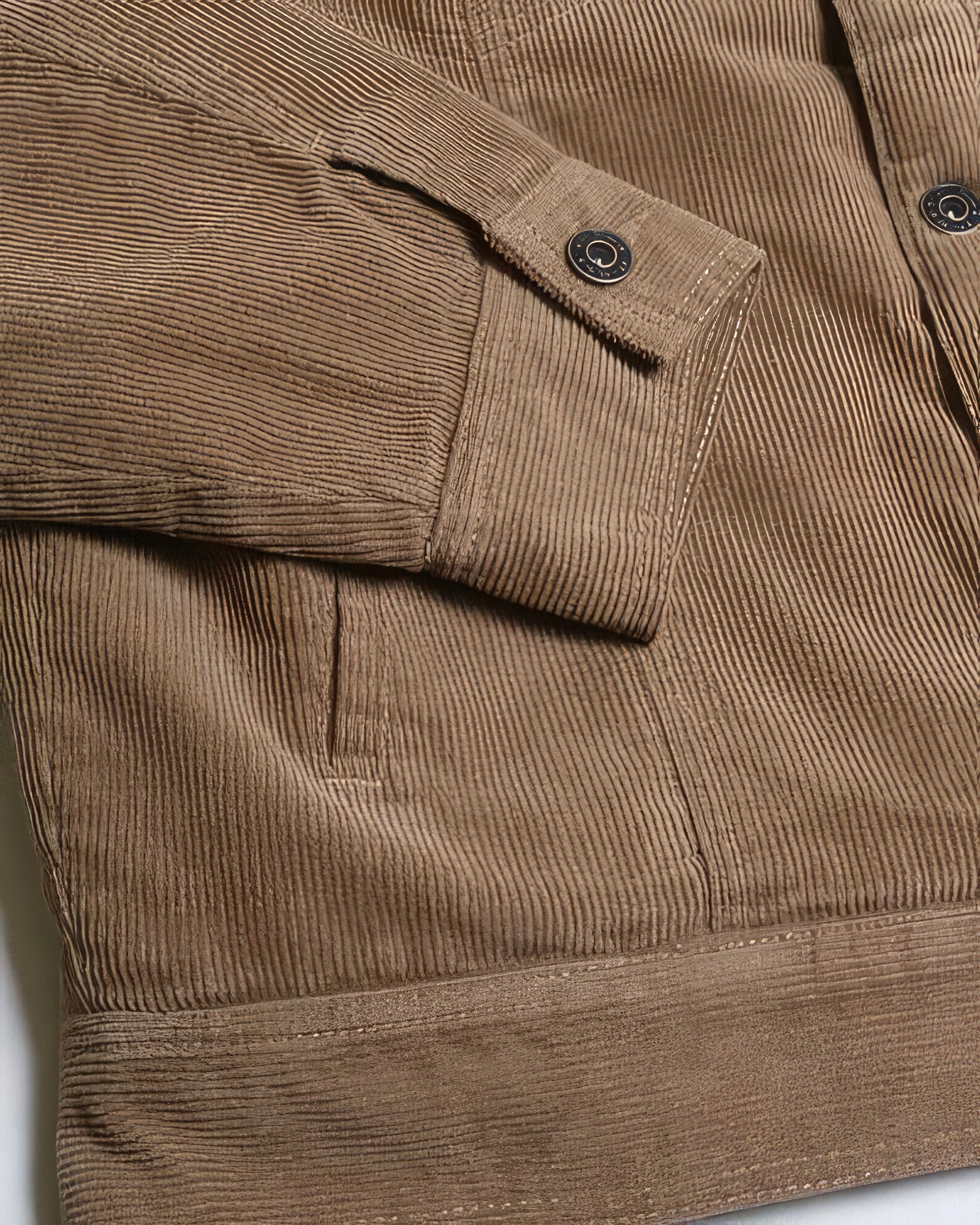 Casual Corduroy Lined Trucker Jacket - Exotic Bear Boutique