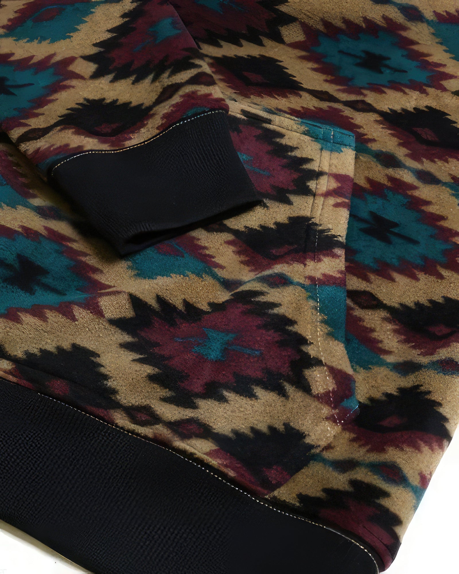 Aztec Diamond Print Hoodie - Exotic Bear Boutique