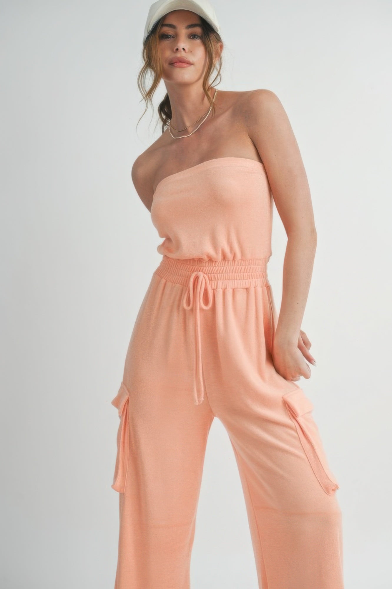Tube Top  Jumpsuit Romper - Exotic Bear Boutique