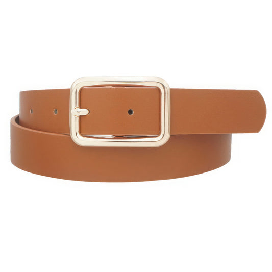 Modern Rectangle Buckle Belt - Exotic Bear Boutique