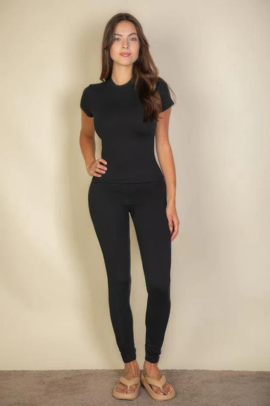 Short Sleeve Round Neck T Shirt - Exotic Bear Boutique