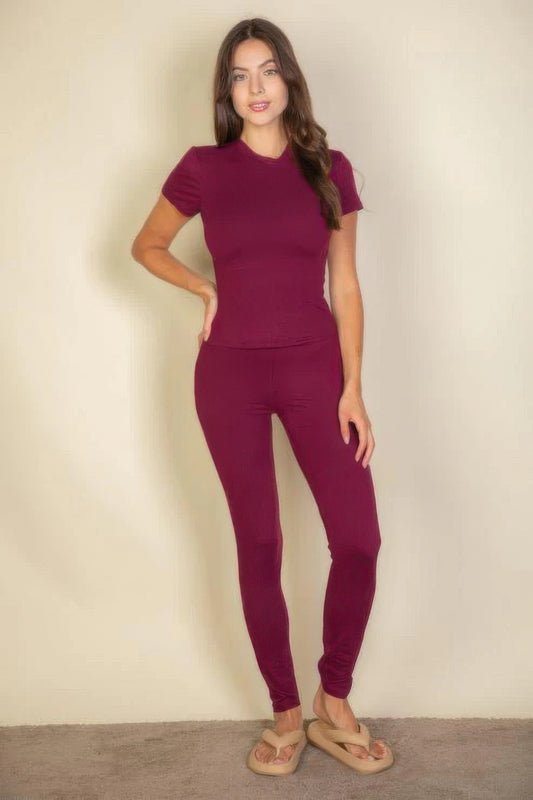 Short Sleeve Round Neck T Shirt - Exotic Bear Boutique