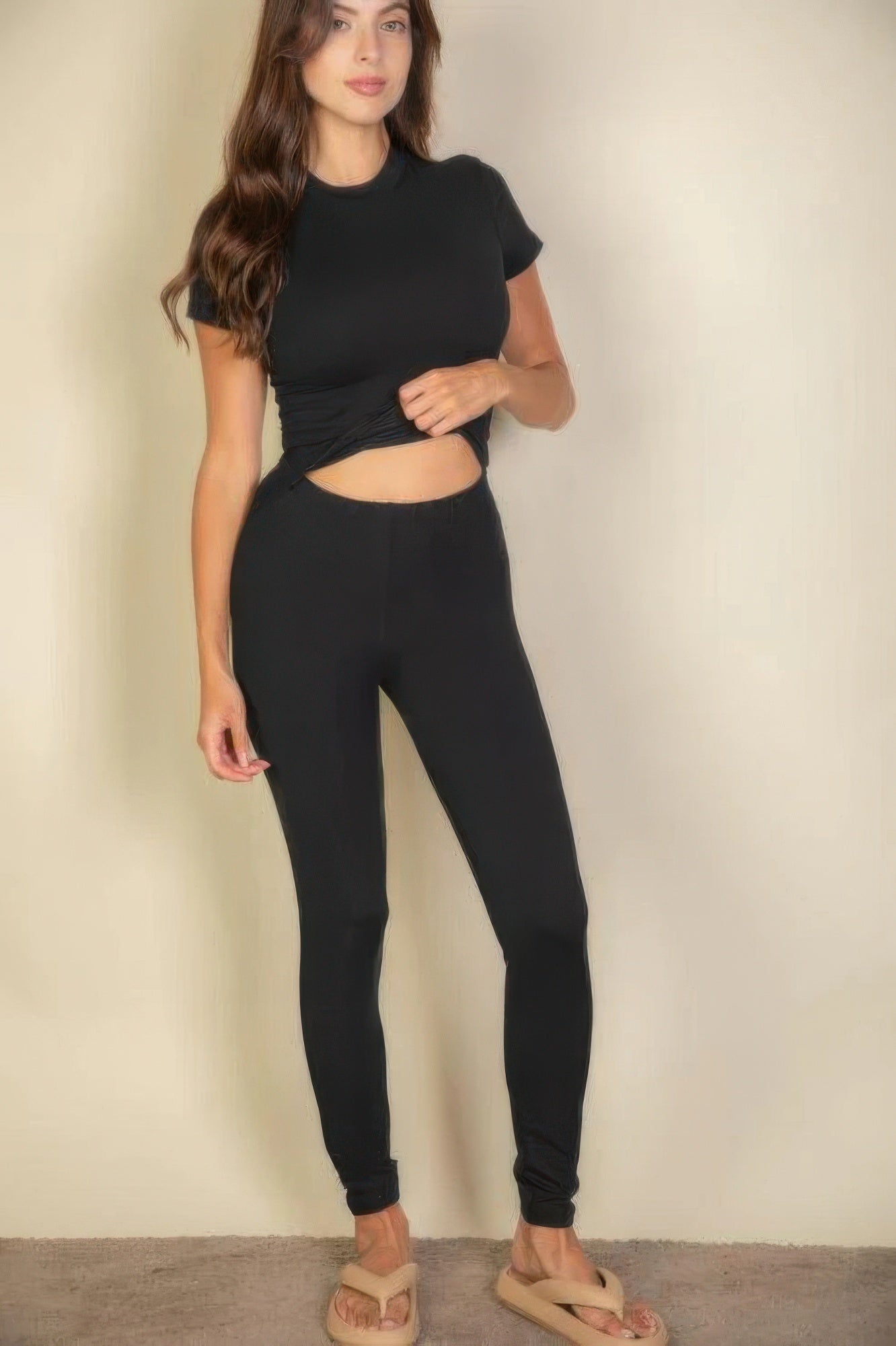 Short Sleeve Round Neck T Shirt - Exotic Bear Boutique