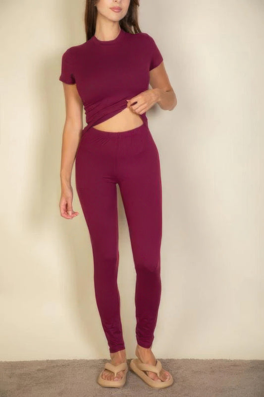 Basic Solid Leggings - Exotic Bear Boutique