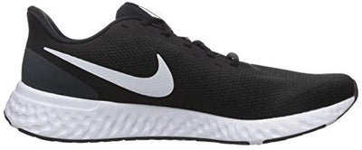 Nike Men's Revolution 5 Running Shoe, Black/White/Anthracite, Numeric_10 - Exotic Bear LifeStyle