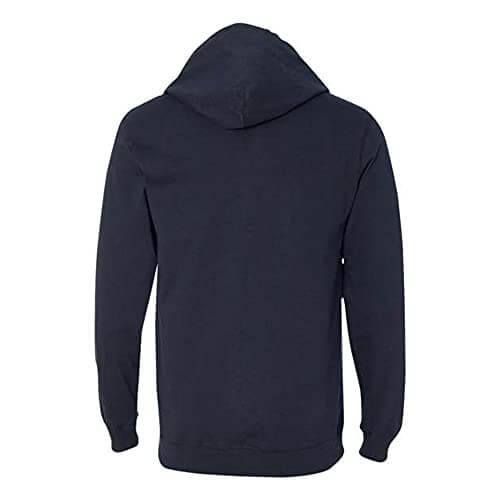 Fruit of the Loom Men's Lightweight Cotton Full-Zip Hoodie, Black, Small - Exotic Bear LifeStyle