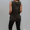 Women's Sleeveless Good Vibes Rainbow Letter Print Tank Tops Camis Tee Shirt for Women - Exotic Bear LifeStyle