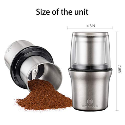 DR MILLS DM-7412N Electric Dried Spice,Coffee Grinder, Detachable Cup - Exotic Bear LifeStyle Trends Boutique