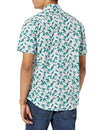 Amazon Essentials Men's Regular-fit Short-Sleeve Print Shirt, Flamingo, Medium - Exotic Bear LifeStyle