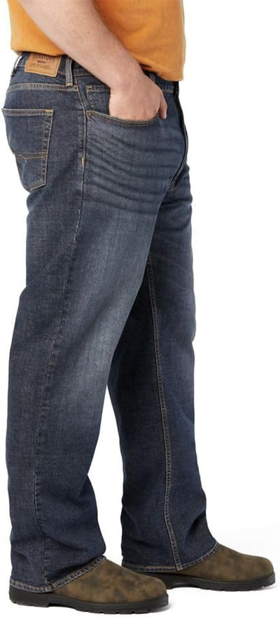 Signature by Levi Strauss & Co. Gold Label Men's Relaxed Fit Flex Jeans, Headlands, 38W x 30L