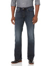 Buffalo David Bitton Men's Slim Boot King Jeans, Crinkled and Sanded, 32W x 34L