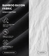 DAVID ARCHY Men's Undershirt Bamboo Rayon Moisture-Wicking T-Shirts Stretch Crewneck Tees for Men, 3-Pack (M, Black/Dark Gray/Light Gray)