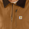 Carhartt Men's Rugged Flex Loose Fit Canvas Detroit Jacket, Carhartt Brown, Medium